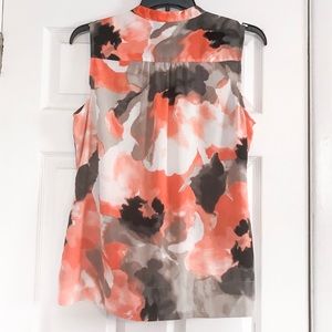 Alfani Tops - Alfani Floral Abstract Draped Blouse Alfani Tops - Alfani Floral Abstract Draped Blouse